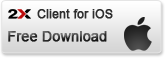 2X client iPhone,iPad